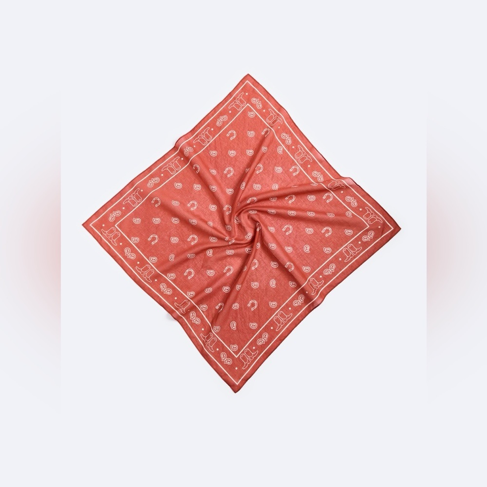 NWOT. Zara Multicoloured Cotton Bandana.